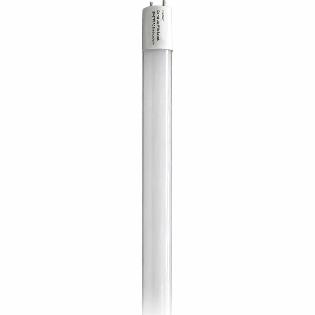 10.5W T8 LED - 4Ft - 3500K - Medium Bi Pin base - 50000 Average rated hours - 1700 Lumens - Type B - Ballast Bypass - Single or Double Ended Wiring - 25-Pack