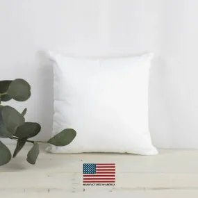 14x14 | Indoor Outdoor Hypoallergenic Polyester Pillow Insert | Quality Insert | Pillow Inners | Throw Pillow Insert | Square Pillow Inserts