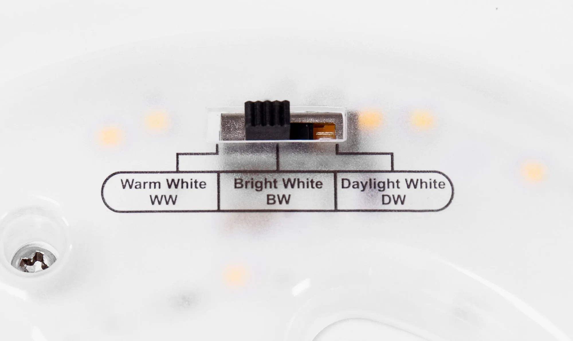 15 Inch Integrated LED Low Profile Flush Mount Ceiling Light, Dimmable, 2100 Lumen, 3K/4K/5K Switch, 80  CRI, in 2 Finishes