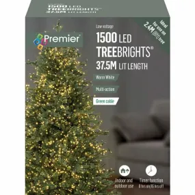 1500 Premier LED TreeBrights Christmas Tree Lights - Warm White (C27)