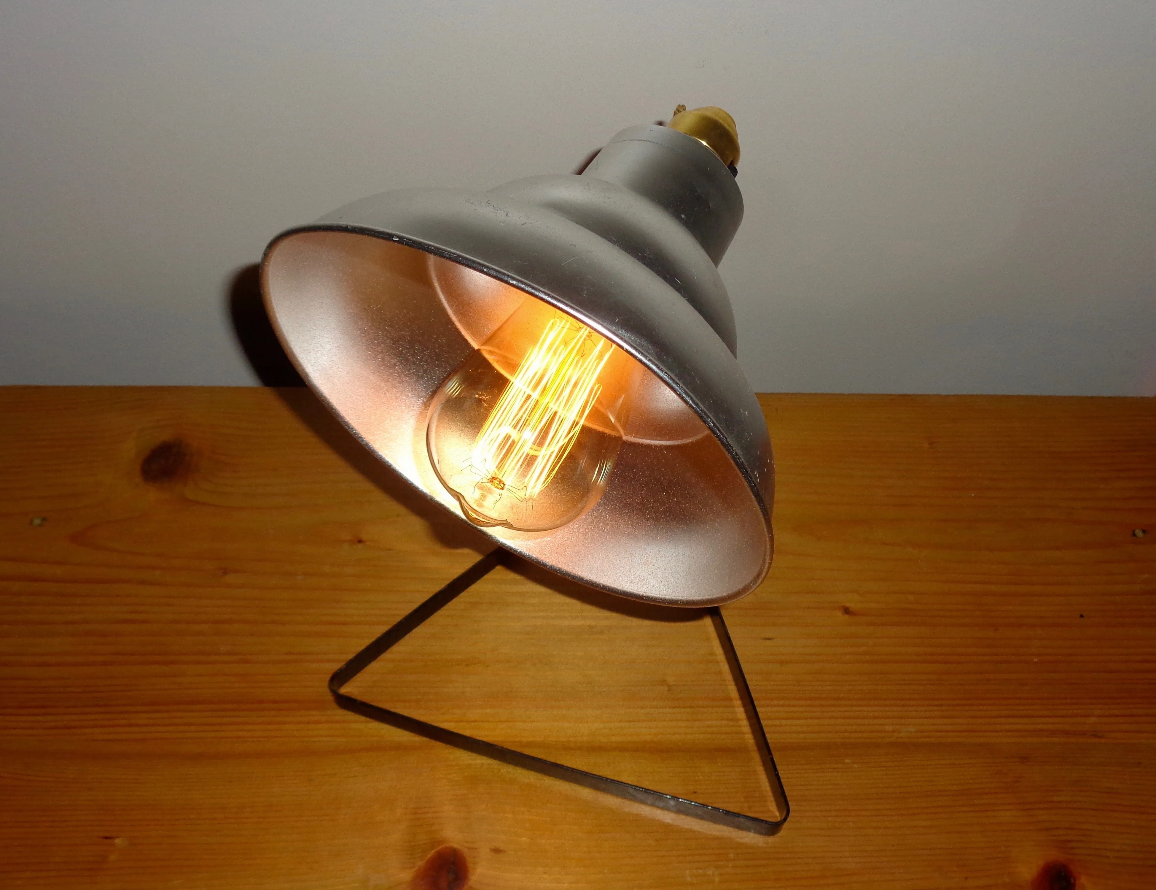 1940s Ilford Selo Photographic Light Repurposed As A Desk Lamp