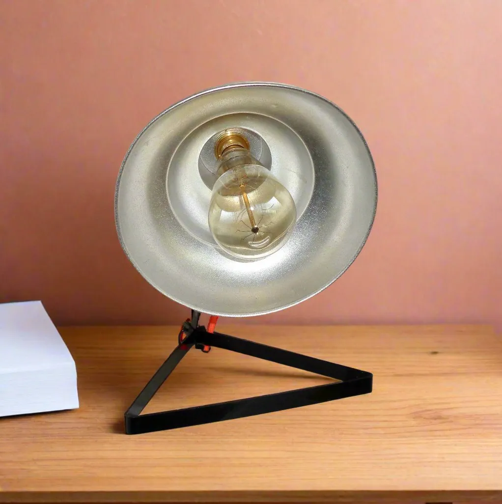 1940s Ilford Selo Photographic Light Repurposed As A Desk Lamp