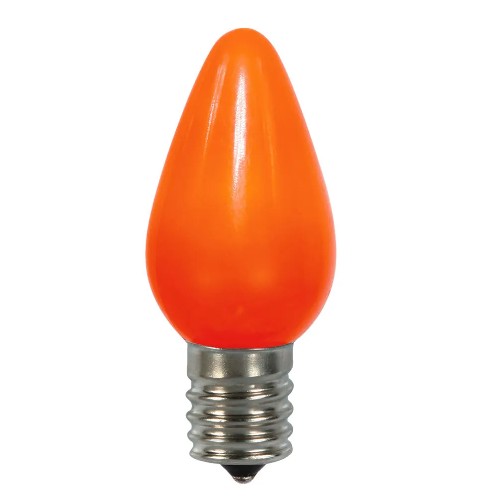 25PK - Vickerman C7 Ceramic LED Orange Bulb 0.96W 130V