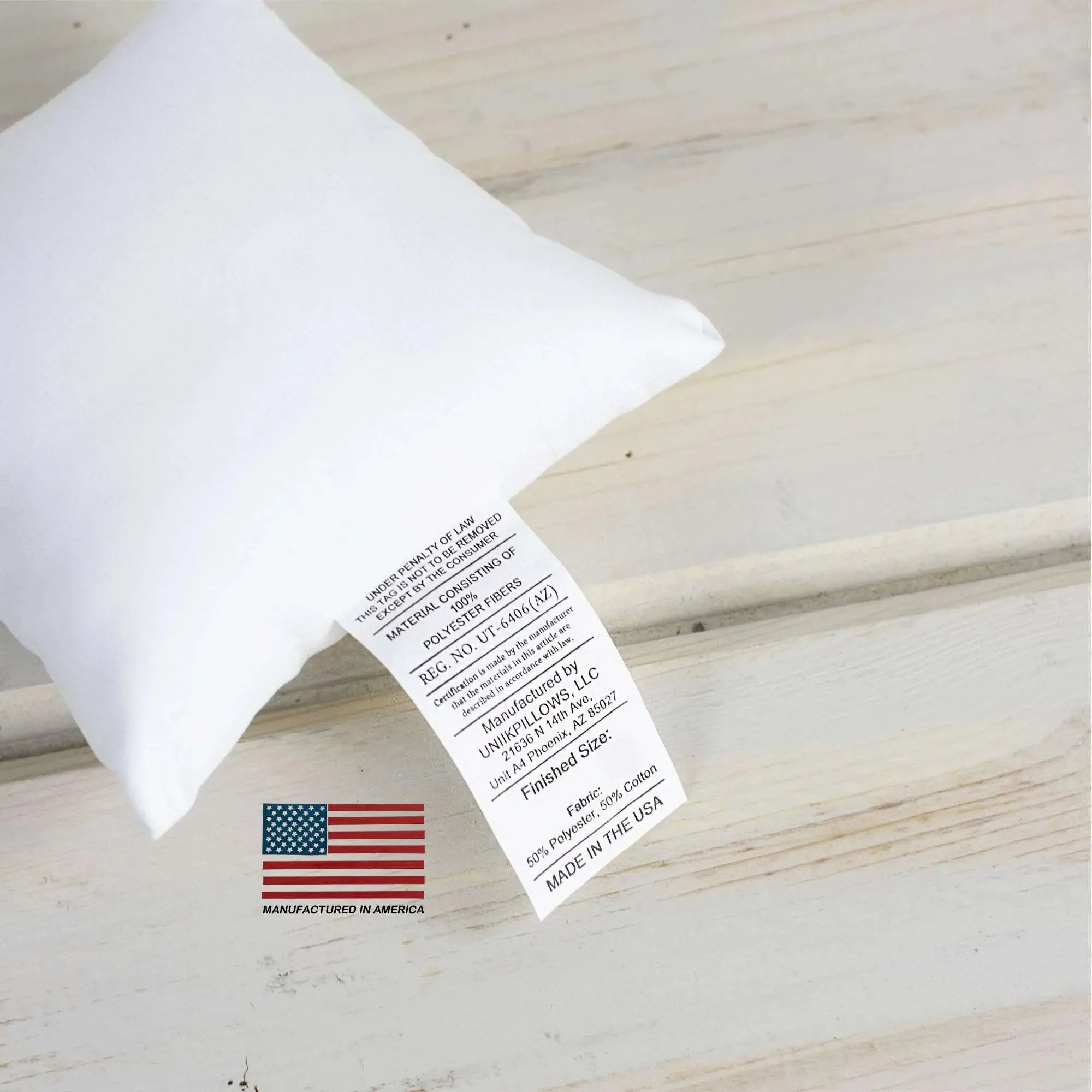 28x28 | Indoor Outdoor Hypoallergenic Polyester Pillow Insert | Quality Insert | Pillow Inners | Throw Pillow Insert | Square Pillow Inserts