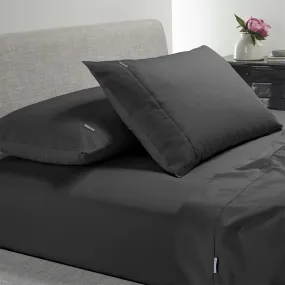 300 TC Cotton Percale Sheet Sets Charcoal