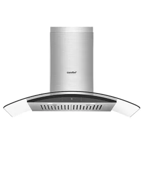 36" Curved Glass Gesture Sensing Control Range Hood