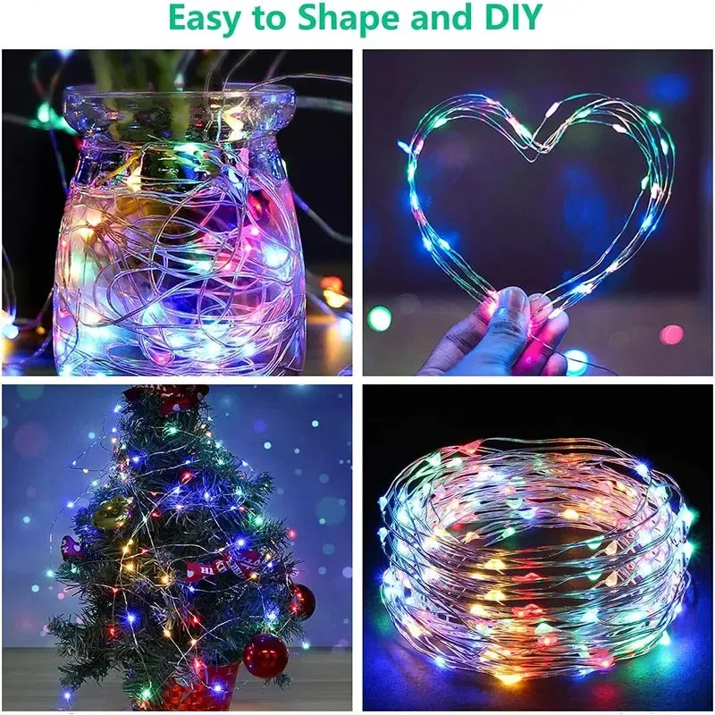 3M LED Curtain String Lights Fairy Decoration