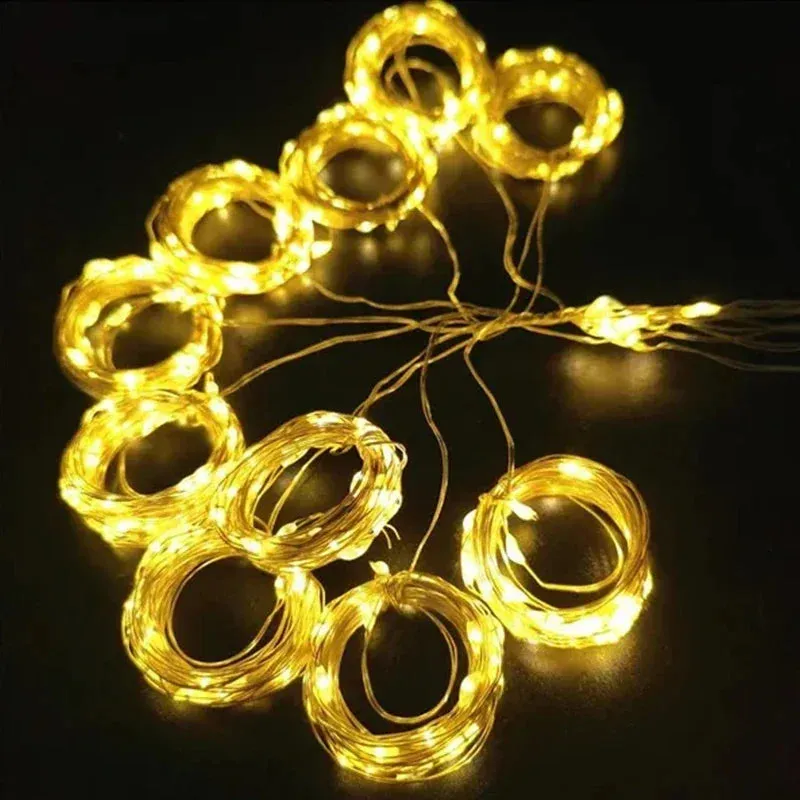 3M LED Curtain String Lights Fairy Decoration