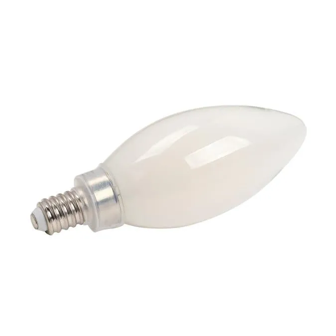 4.5W B11 Filament LED Dimmable Soft White 3000K E12 (Candelabra) Base, 120 Volt, Box