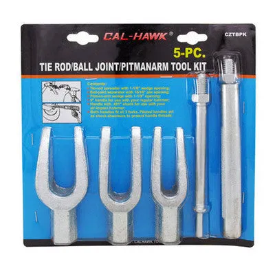 5 Piece Pickle Fork Tie Rod Ball Joint Remover Removal Tool for Air Impact Chisel