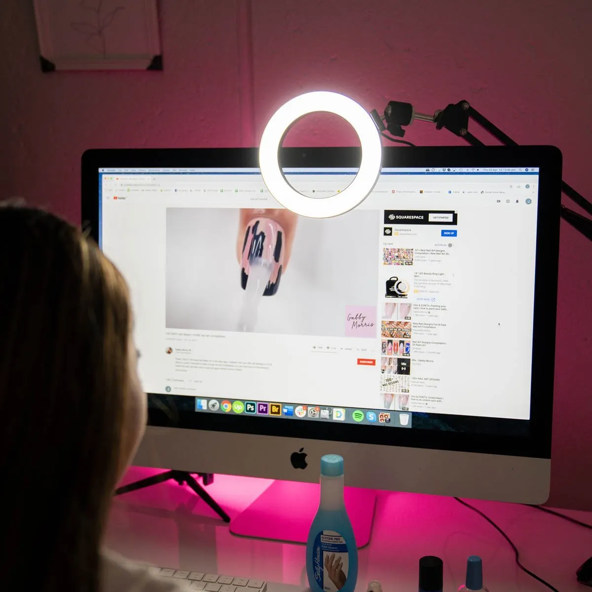 6" LED Table Ring Light Kit - Inner Artist