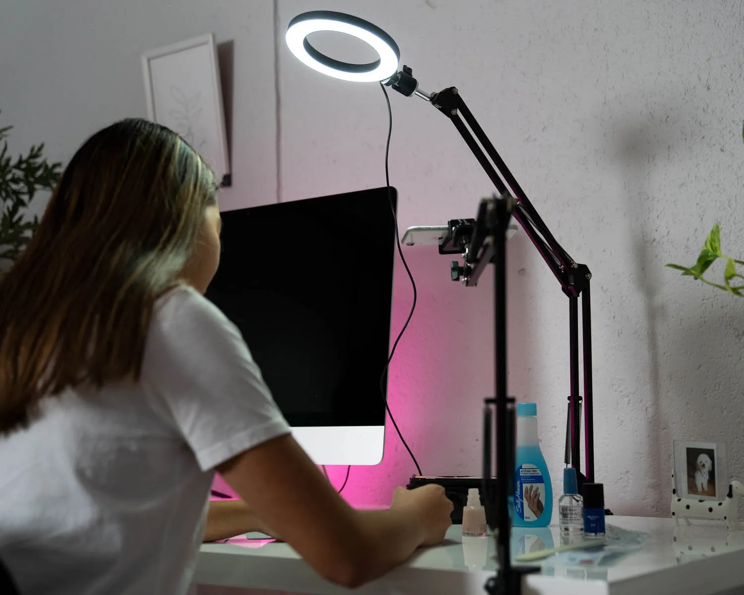 6" LED Table Ring Light Kit - Inner Artist