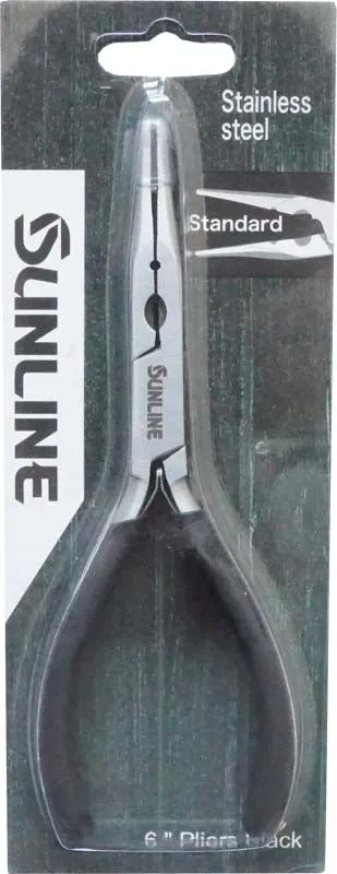 6" Sunline Pliers - Black