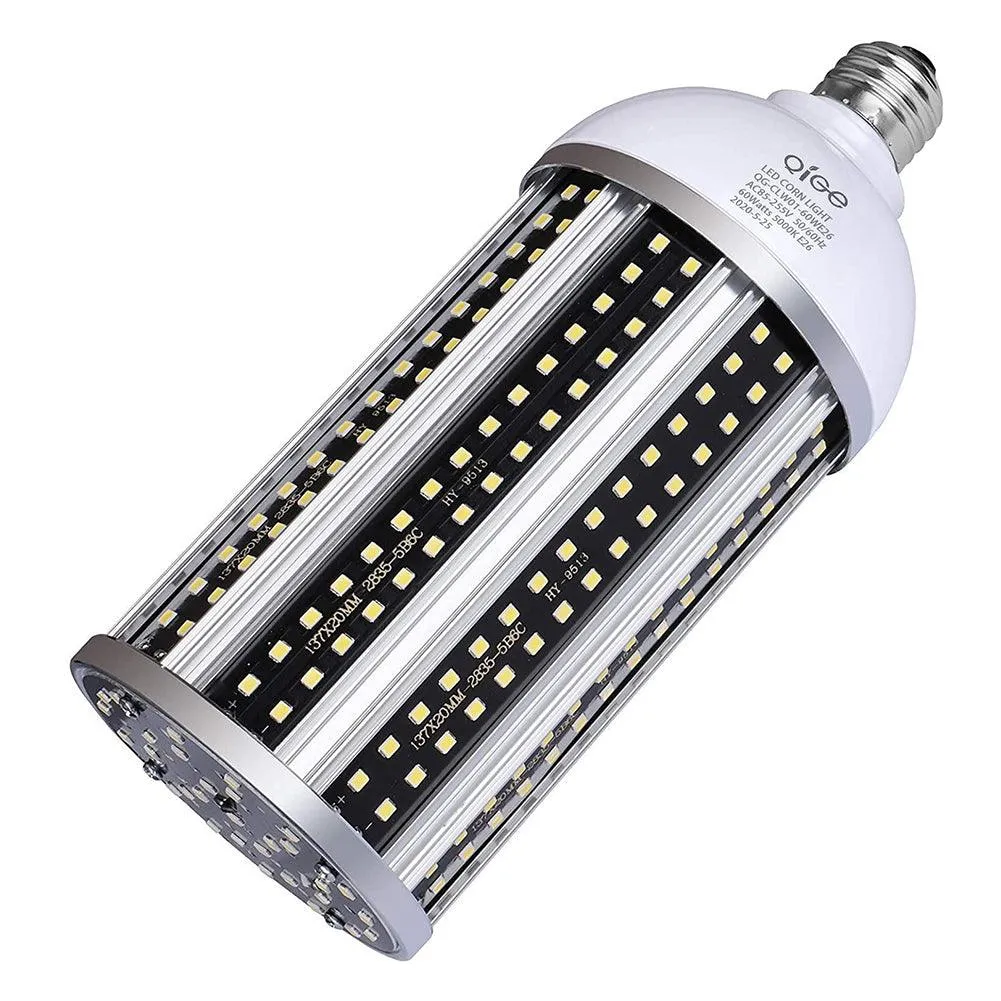 700W Equivalent LED Corn Light Bulb,7800 Lumen 5000K 60W Large Area Daylight.