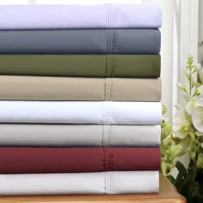 800 Thread Count Cotton Solid Deep Pocket Bed Sheet Set