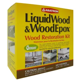 Abatron WRK6OR Wood Restoration Kit, 24 oz, Box :EA: QUANTITY: 1