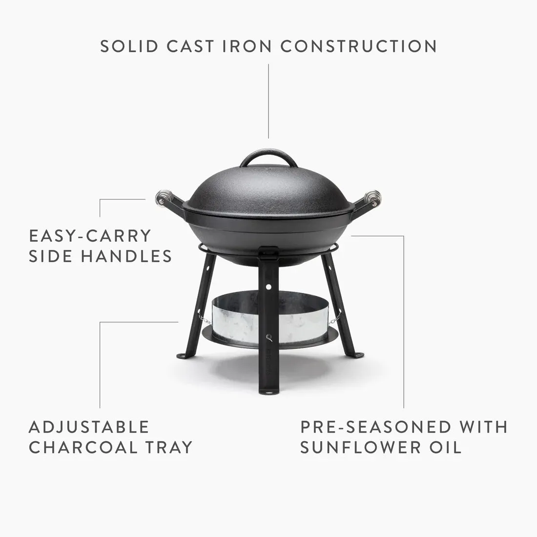 All-in-One Cast Iron Grill by Barebones