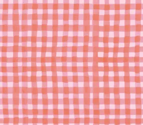 ALLY Gingham Coral - NEW ARRIVAL