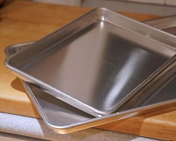 Anygleam 45*32 inch Baking Pan Tray Aluminum Sheet Rectangular Bakeware Kitchen Oven Food Tools