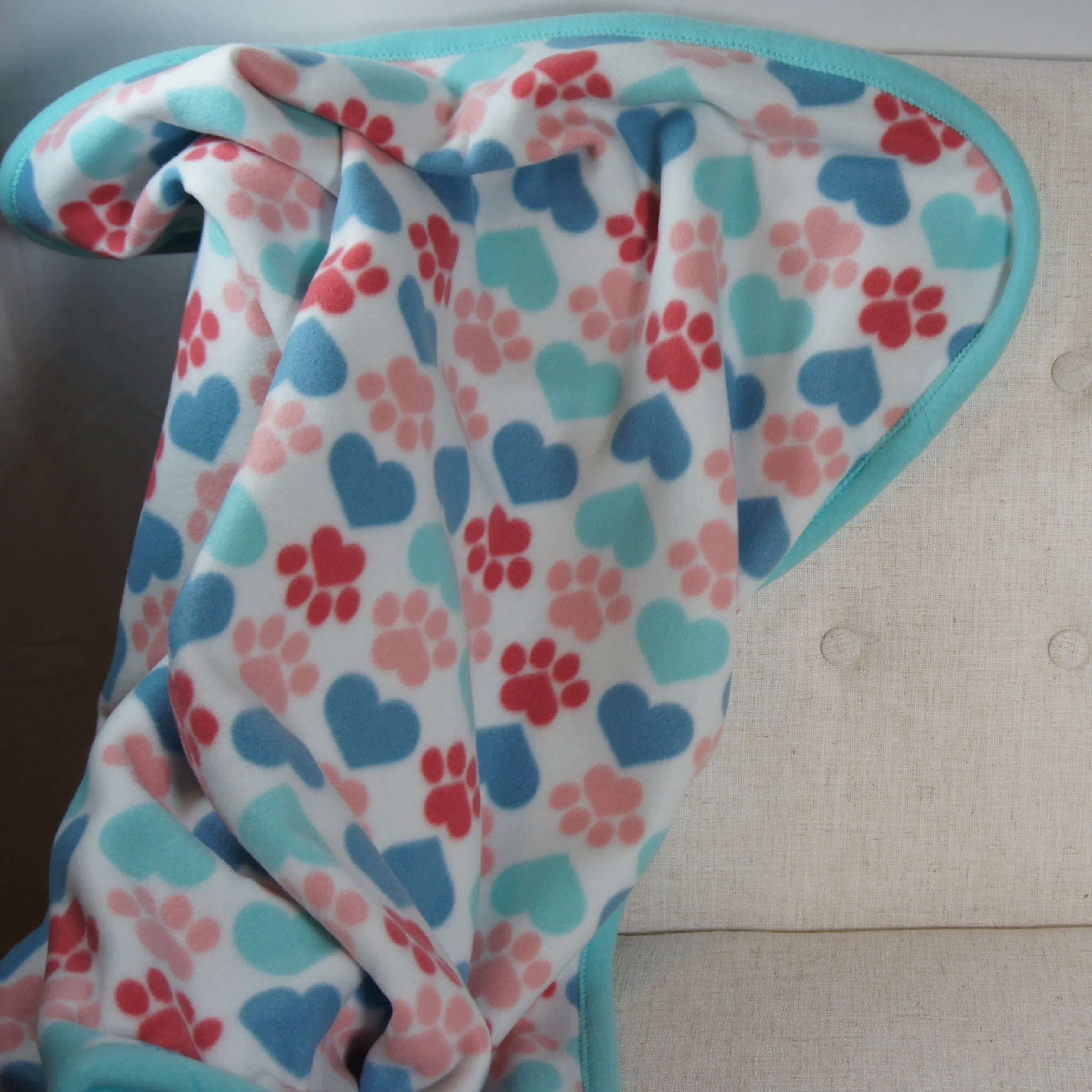 Baby - Blanket - Hearts and Paws