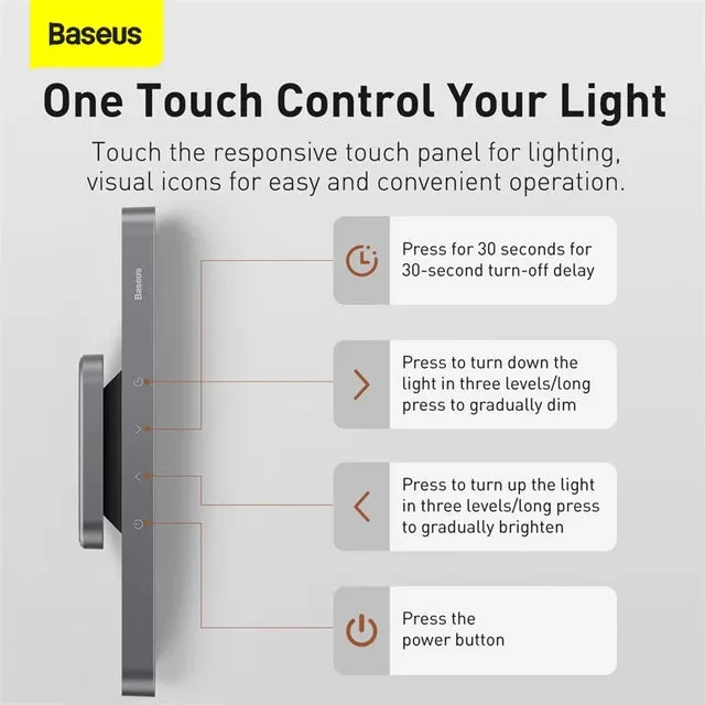 Baseus Magnetic Stepless Dimming Charging Desk Lamp