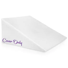 Bed Wedge Pillow Cover - Fits 12 Inch Bed Wedge Pillow - Replacement Cover Only