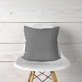 Black Stripe-Pillow Cover