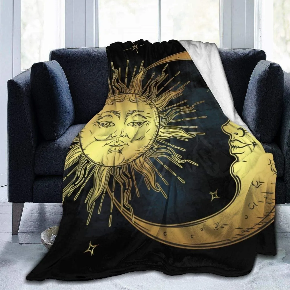 Blanket Warm Sofa Blanket Printed Double-sided Flannel