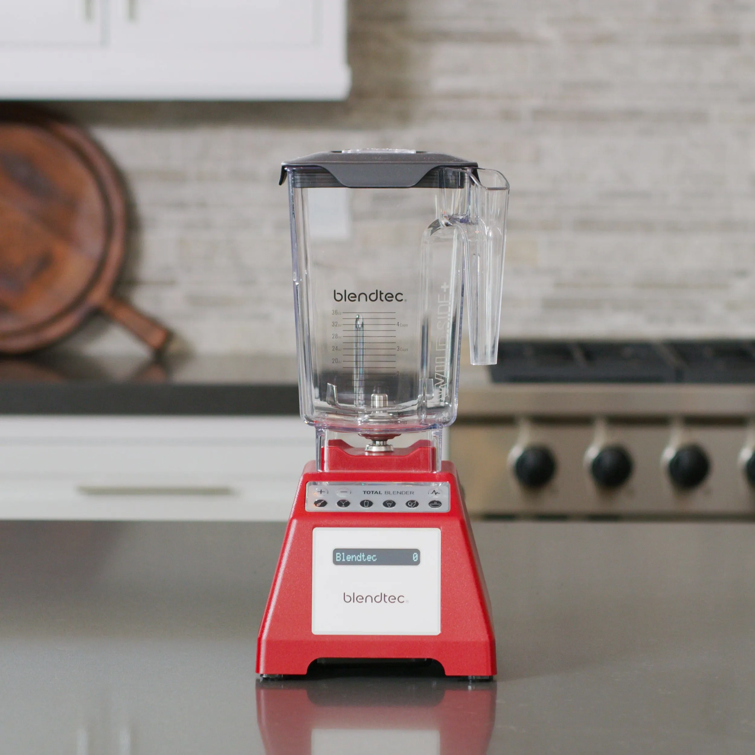 Blendtec Total Classic Original WildSide  90oz Jar Blender Red - Certified Refurbished