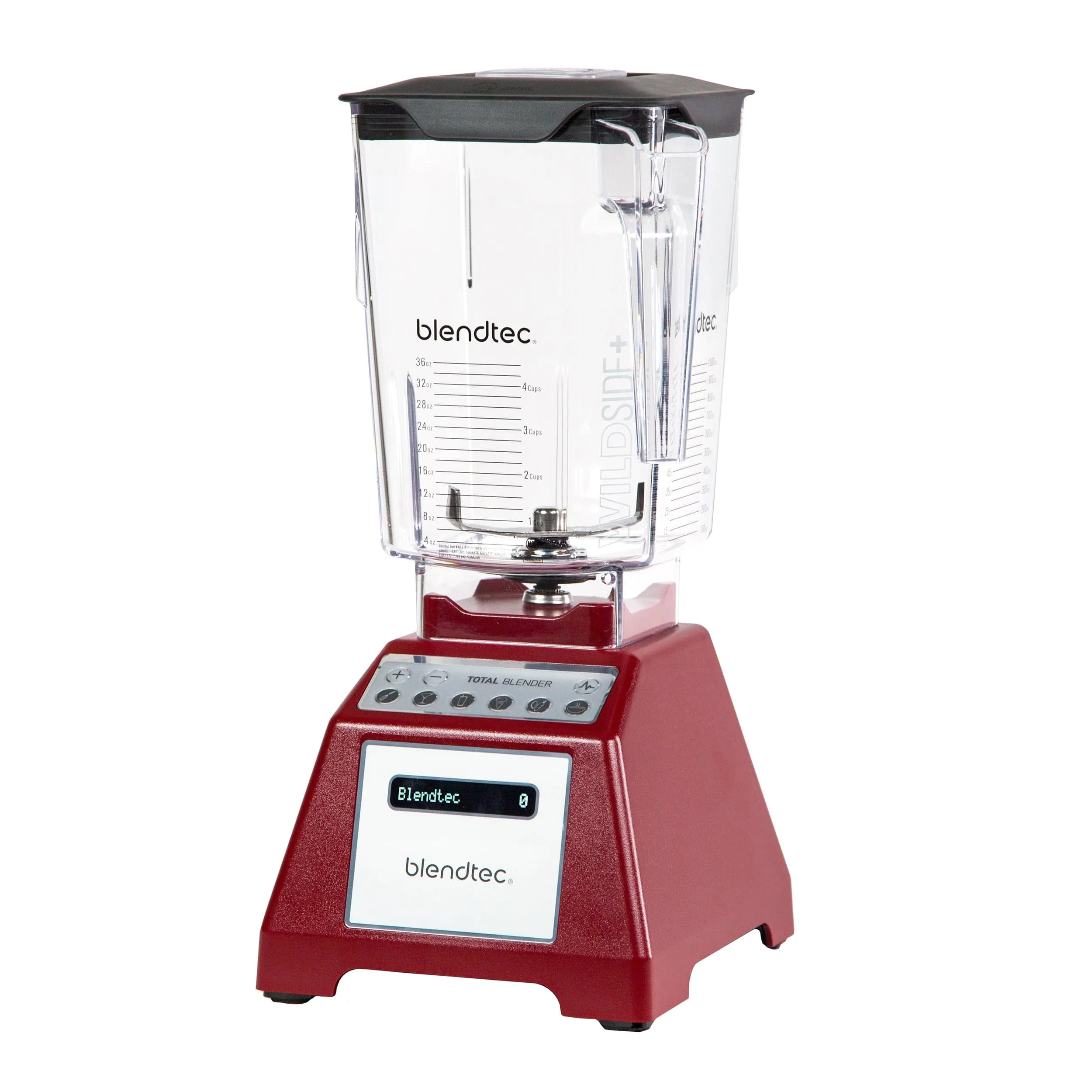 Blendtec Total Classic Original WildSide  90oz Jar Blender Red - Certified Refurbished