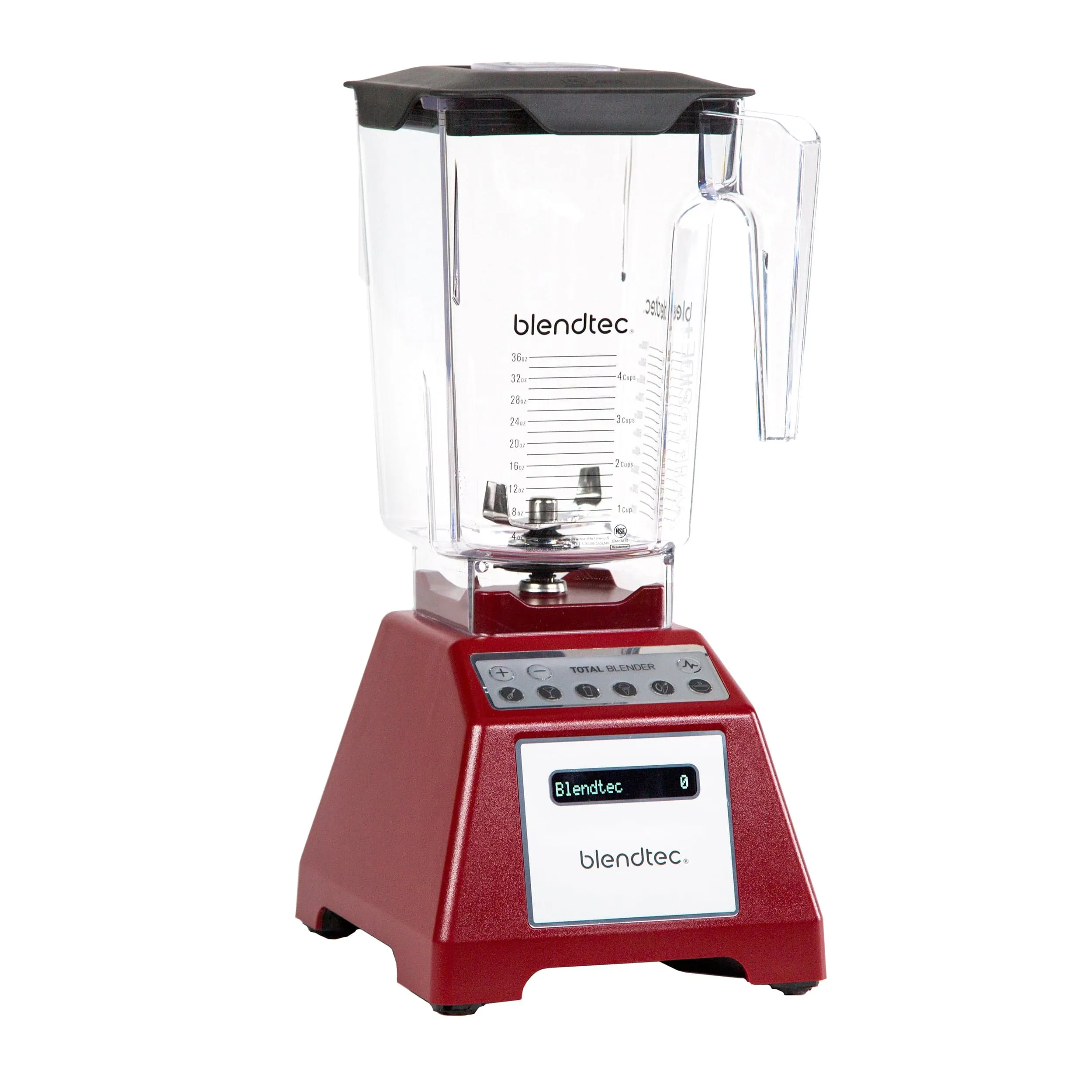 Blendtec Total Classic Original WildSide  90oz Jar Blender Red - Certified Refurbished