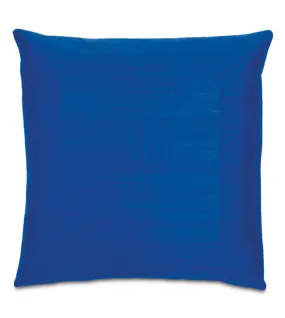 Blue Sapphire Silk Throw Pillow Cover 20x20