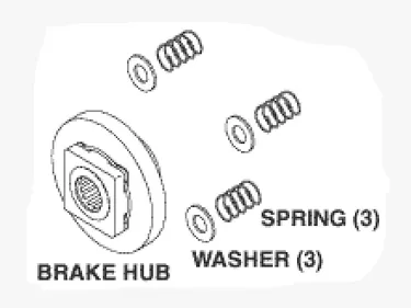 Brake, Repair Kit For Chairman Dental Chair Part: 011195/PCK742