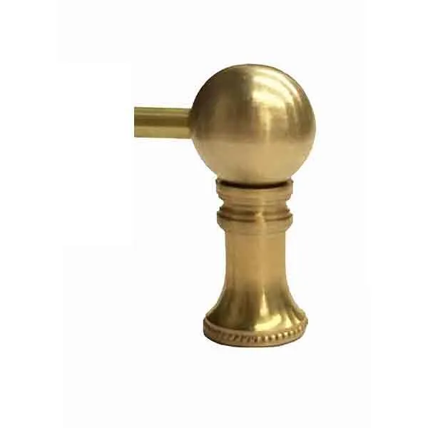 Brass Gallery Rail - End Posts