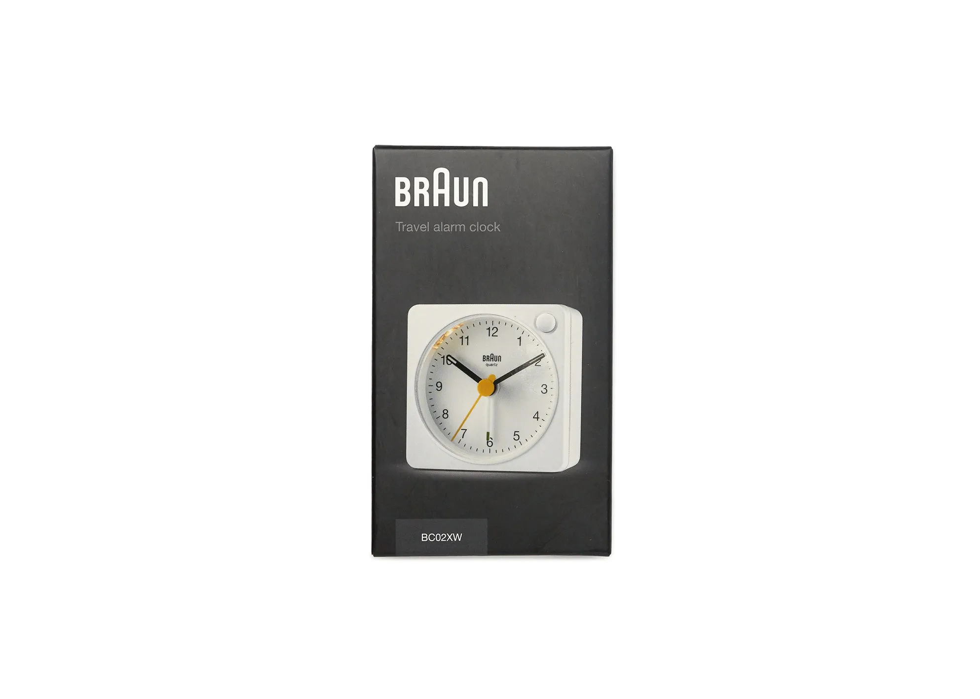 Braun Analog Travel Alarm Clock - White