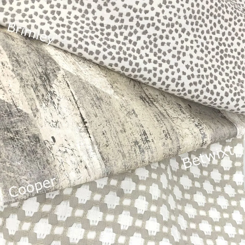 Brimley Taupe Textured Small Dots Chenille Pillow Cover