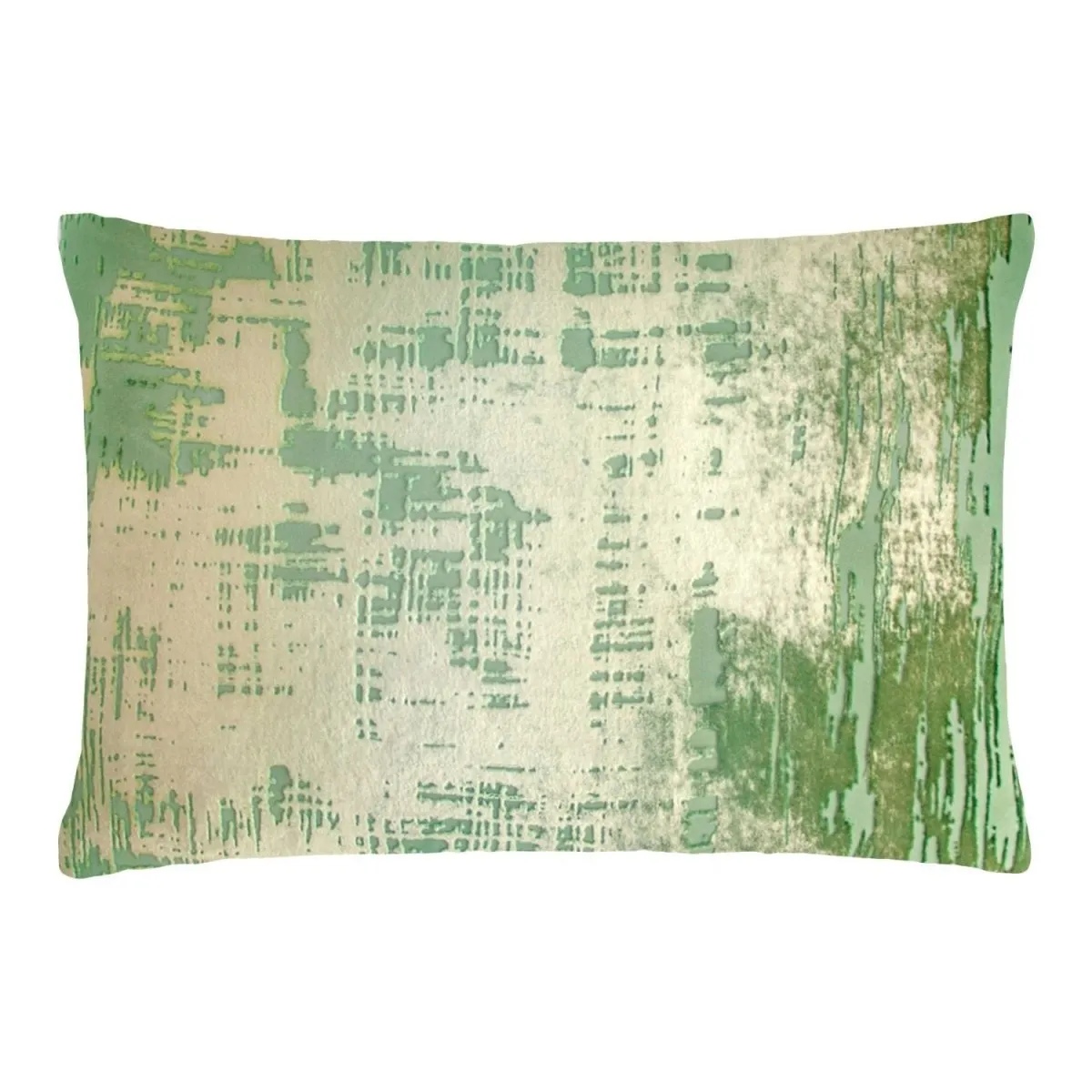 Brush Stroke Velvet Grass Pillows by Kevin O’Brien Studio