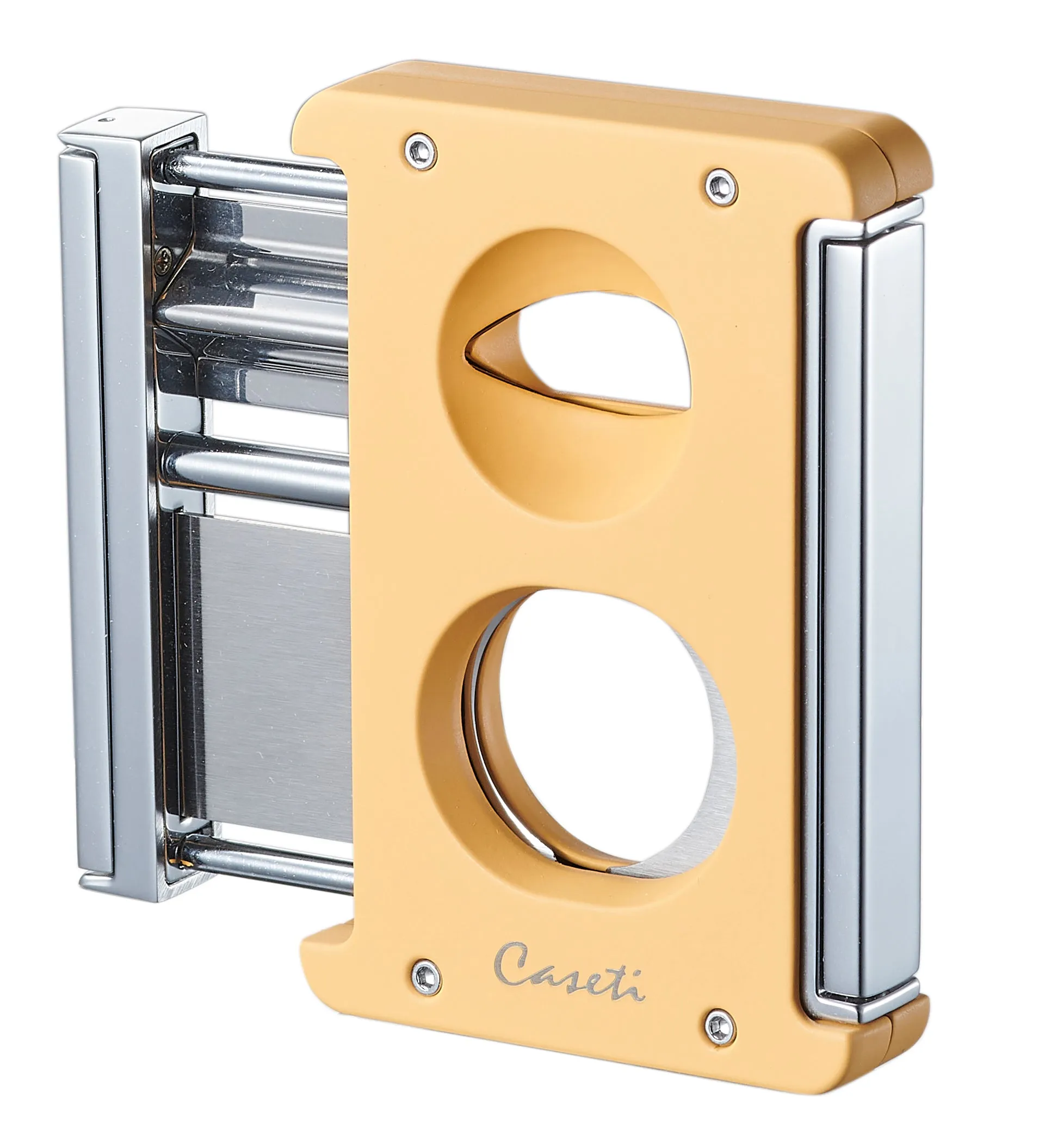 Caseti Trident X 3-in-1 Cigar Cutter - Yellow