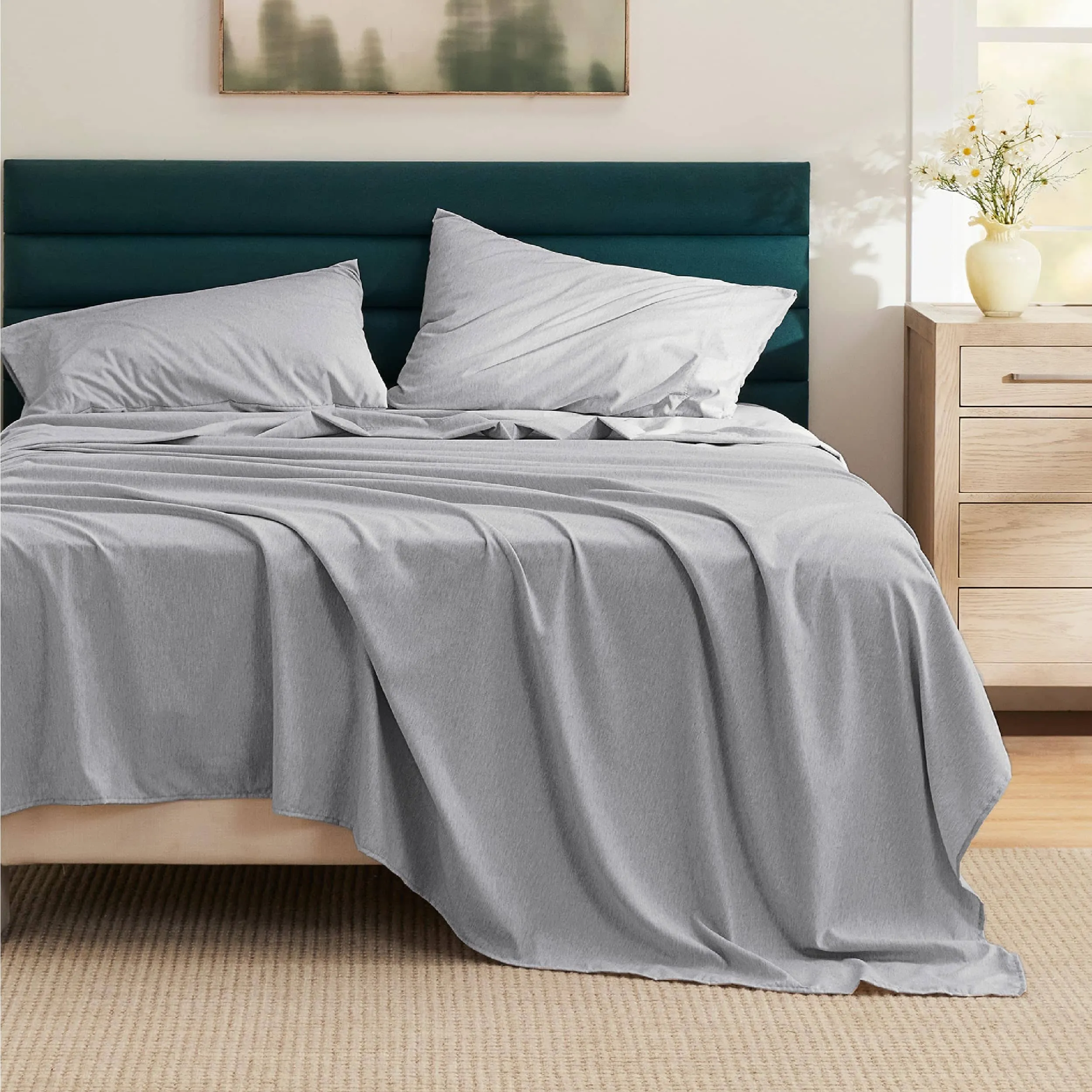 Cationic Dyed Bed Sheet Set