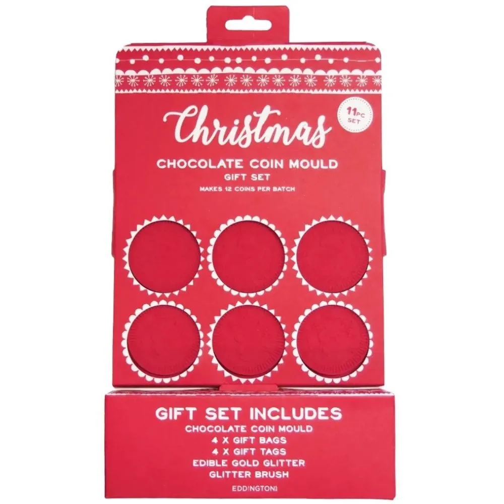 Christmas Chocolate Coin Mould Gift Set