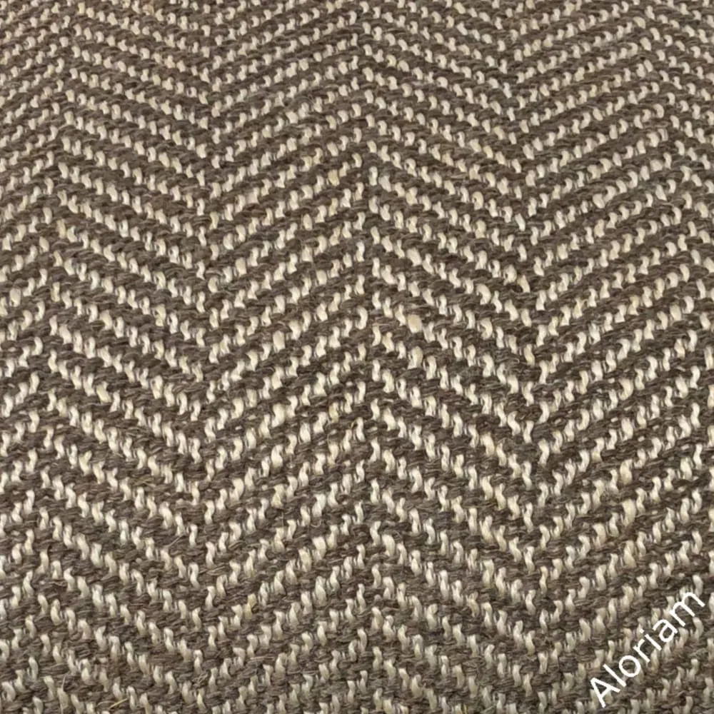 (CLEARANCE) Donegal Brown Beige Herringbone Pillow Cover