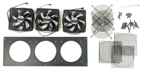 Coolerguys Triple 120mm Bracket Kit with Fan