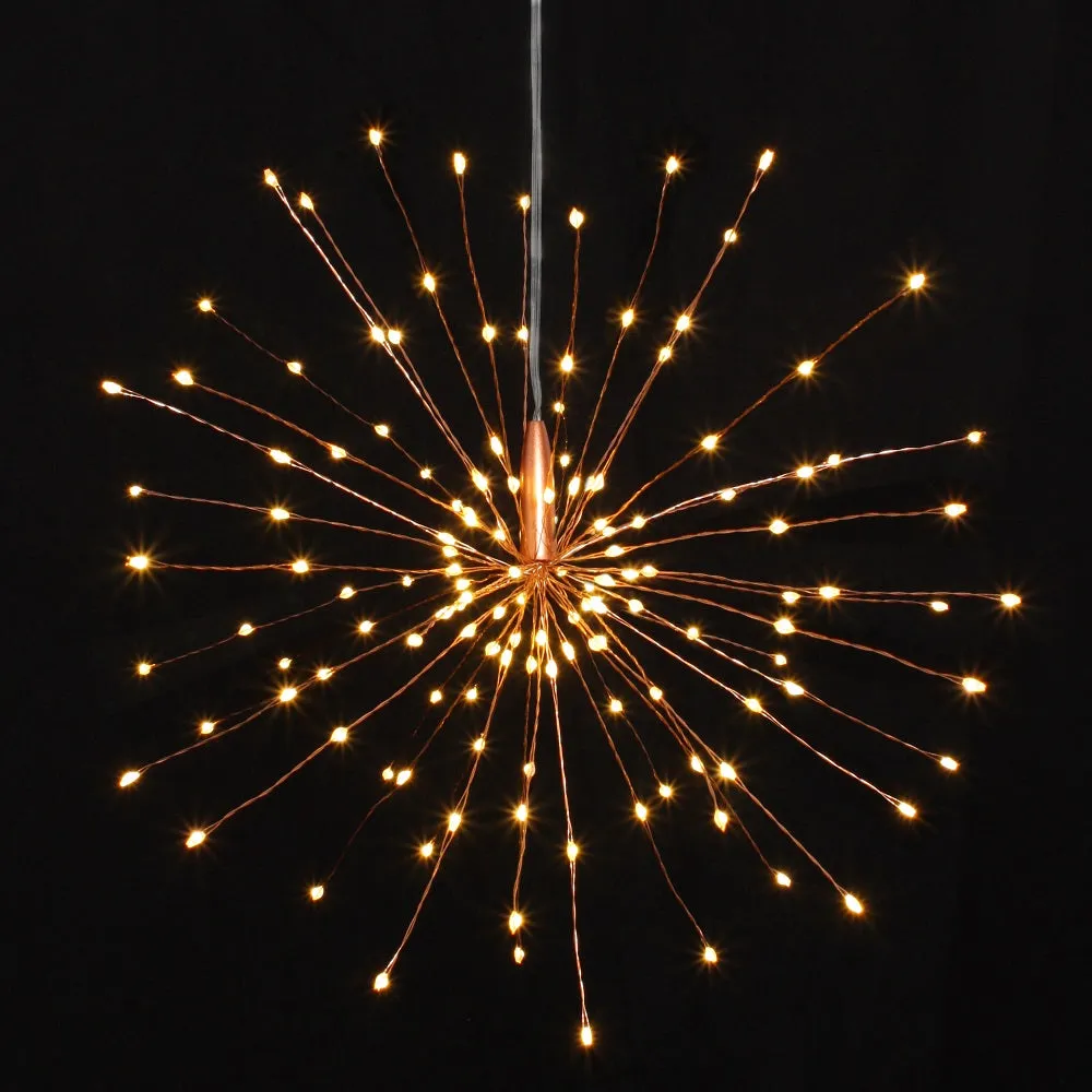 Copper Starburst Light Medium Battery Operated