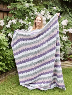 Crochet Kit - Lilac Blossom Blanket