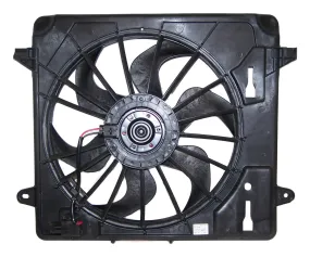 Crown Automotive Jeep Replacement 55056642AD Electric Cooling Fan; w/Harness;