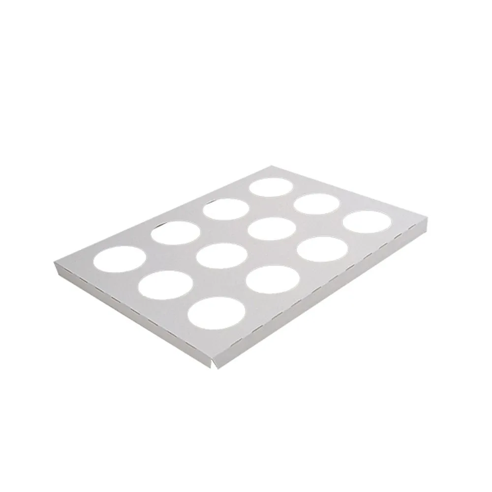 Cupcake Insert To Fit Medium/Large Tray - 12 Holes 50pc/PK