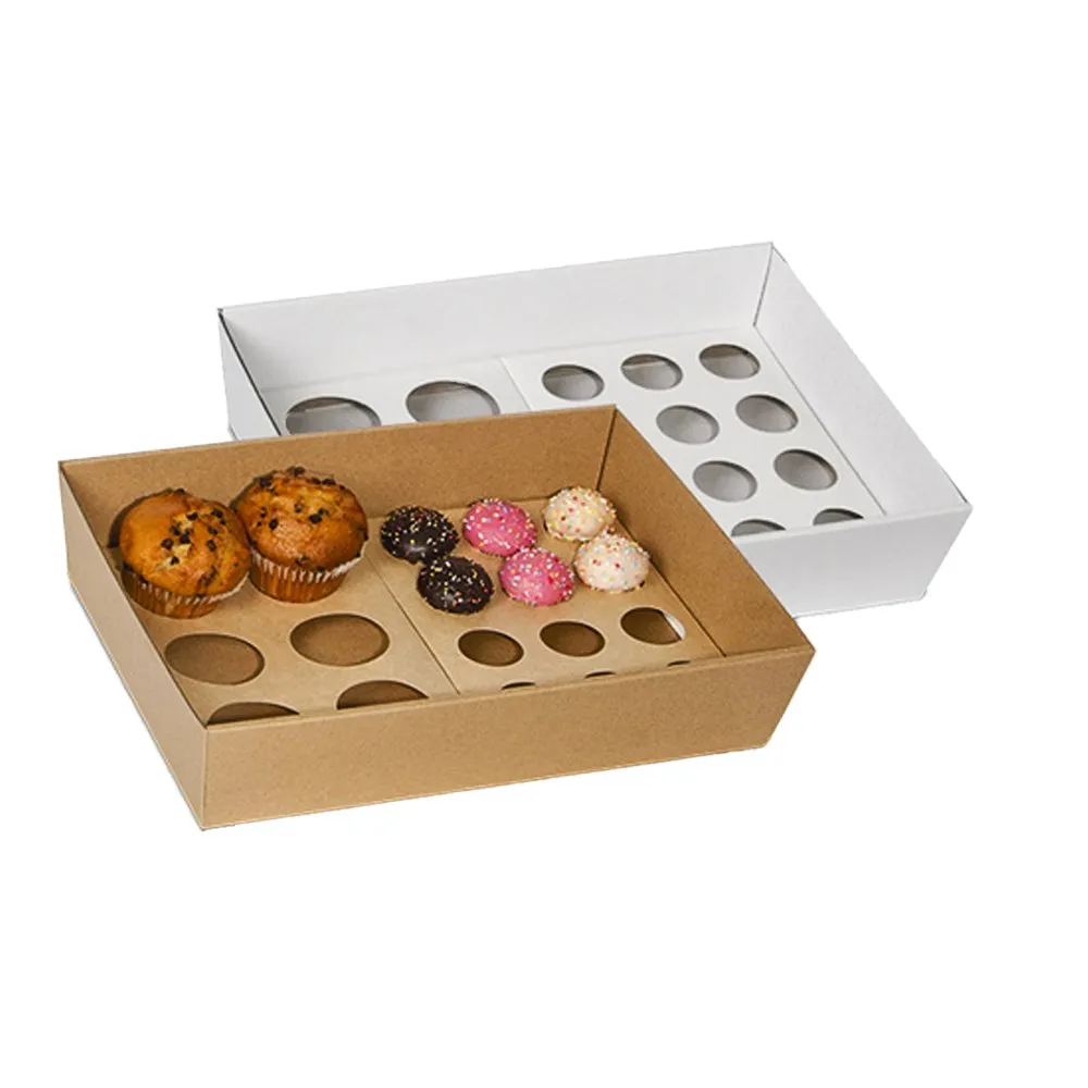 Cupcake Insert To Fit Medium/Large Tray - 12 Holes 50pc/PK