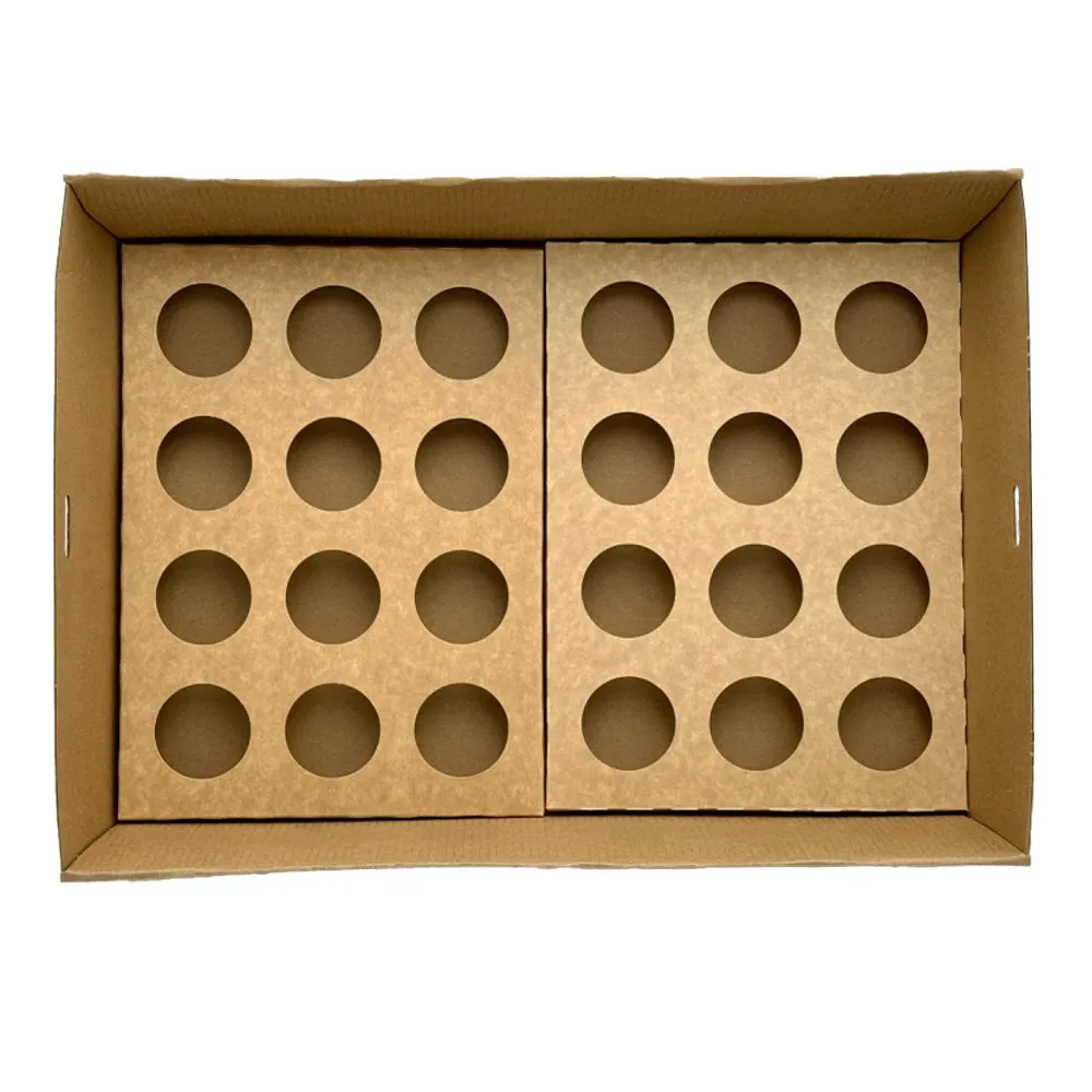 Cupcake Insert To Fit Medium/Large Tray - 12 Holes 50pc/PK