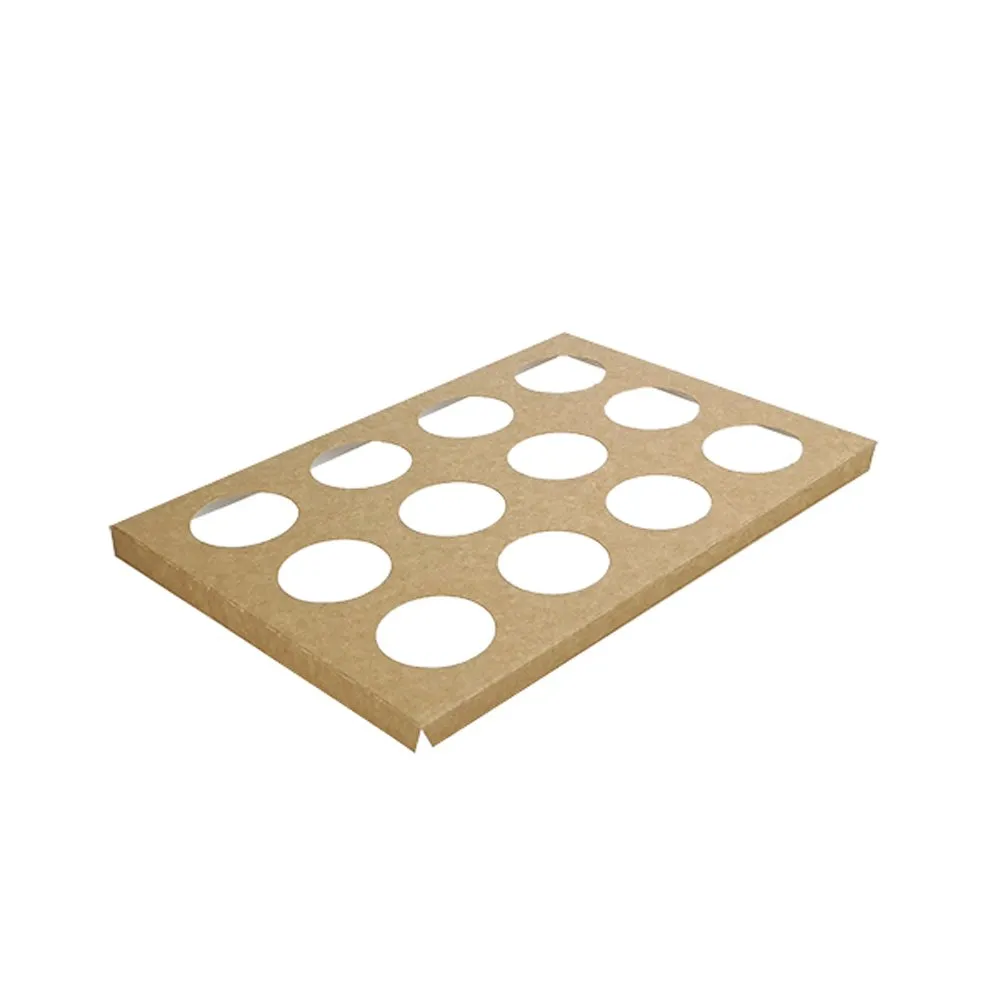 Cupcake Insert To Fit Medium/Large Tray - 12 Holes 50pc/PK