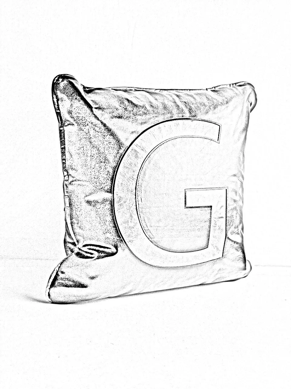 Custom Collection | Square Pillow | Letter